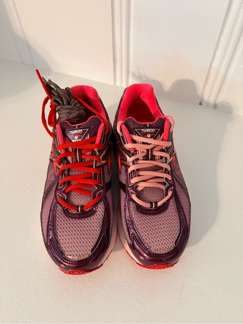 Brooks Women's Purple and Pink Athletic Running Shoes